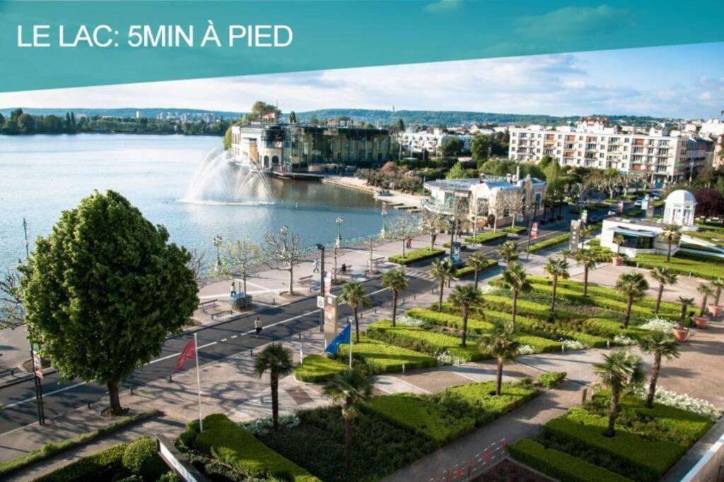 Coeur De Ville Enghien Les Bains - 2 Pieces Lumineux Et Chaleureux - 15 Min De Paris Eksteriør billede